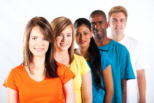 Group Young Multiracial People