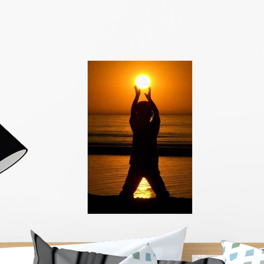 Holding Sun Wall Decal