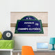 Road Sign Wall Decal
