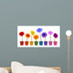 collection of daisy flower on white background Wall Decal