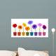 collection of daisy flower on white background Wall Decal