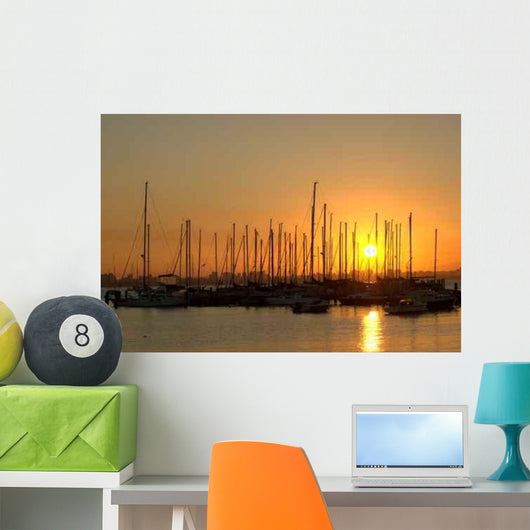 Beautiful Golden Sunrise Wall Decal