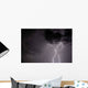 Double Lightning Strike Wall Decal