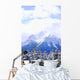 Snowy mountain Wall Mural