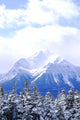 Snowy mountain Wall Mural