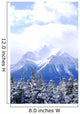 Snowy mountain Wall Mural