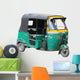 rickshaw 02 (with shade) Wall Decal