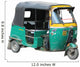 rickshaw 02 (with shade) Wall Decal