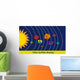 Solar System Drawing Wall Mural