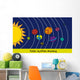 Solar System Drawing Wall Mural