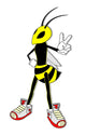 Funny Wasp Wall Decal