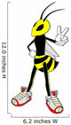 Funny Wasp Wall Decal