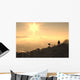 Winter Mountain Top Wall Decal
