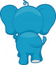 Elephant Back Wall Decal