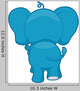 Elephant Back Wall Decal