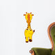 Giraffe Back Wall Decal