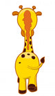 Giraffe Back Wall Decal