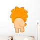 Lion Back Wall Decal