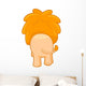 Lion Back Wall Decal