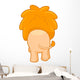 Lion Back Wall Decal