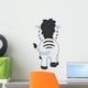 Zebra Back Wall Decal