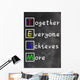 TEAM acronym Wall Mural