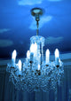 Close-up Beautiful Crystal Chandelier