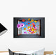Window of Fowers Wall Mural