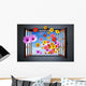 Window of Fowers Wall Mural