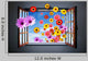 Window of Fowers Wall Mural