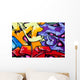 Vibrant graffiti Wall Mural