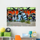 Graffiti Spray Cans Wall Mural