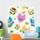 Owls Pattern Wall Decal
