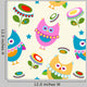 Owls Pattern Wall Decal