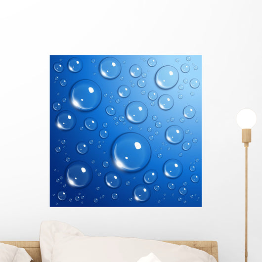 Water Drops Blue