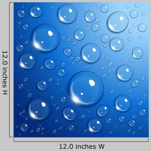 Water Drops Blue
