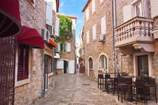 Narrow Street Old District