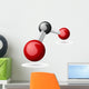 CO2 Carbon Dioxide molecule Wall Decal