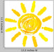 Sun drawn Wall Decal
