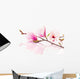 Pink spring magnolias Wall Decal