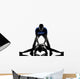 couple woman man exercising workout Wall Decal