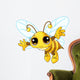 Cute Bee flying Wall Decal