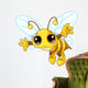 Cute Bee flying Wall Decal