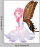 Young Fairy Vector Isolated Character Wall Decal