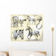 horse vector shapes Wall Mural