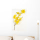 Botanical Yellow Forsythia Wall Decal