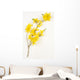 Botanical Yellow Forsythia Wall Decal