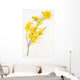 Botanical Yellow Forsythia Wall Decal