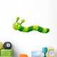 Cute Green Caterpillar