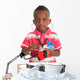 Black African American child with stethoscope and car Wall Decal